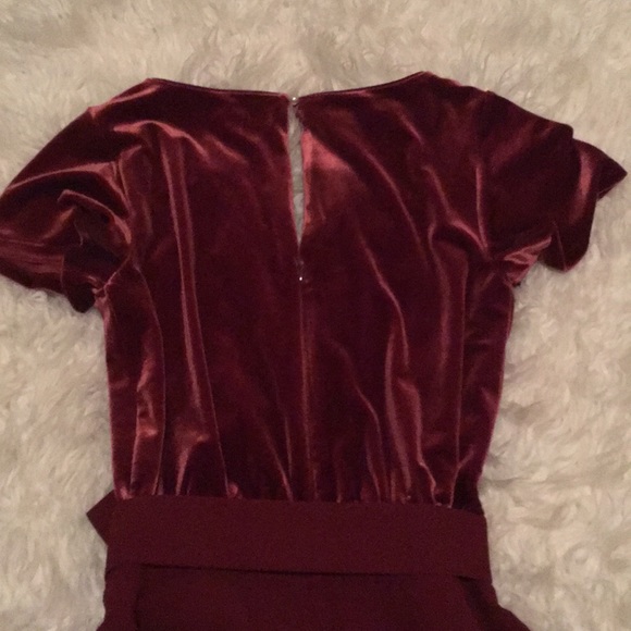 WHBM Velvet-Bodice Jumpsuit - Picture 6 of 8